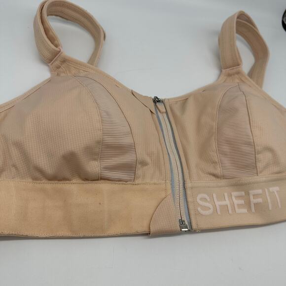 Shefit Luxe Ultimate High Impact Zip Front Sports Bra Size Large Fitness - Picture 6 of 10